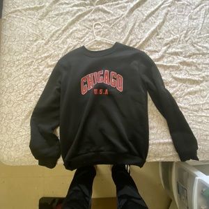 Chicago black sweatshirt